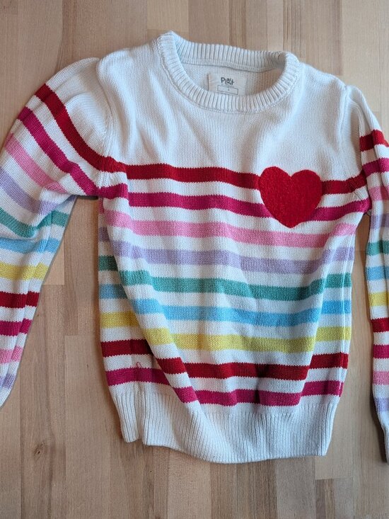 Little Sleepies Other - Little Sleepies Play Girls 6 Multi Stripes Knit Sweater